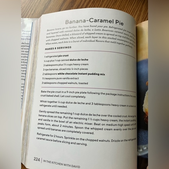 Cookbook QVC Hardcover “In the Kitchen with David” QVC’s Resident Foodie New - Picture 7 of 9